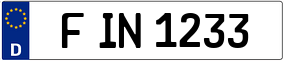 Truck License Plate